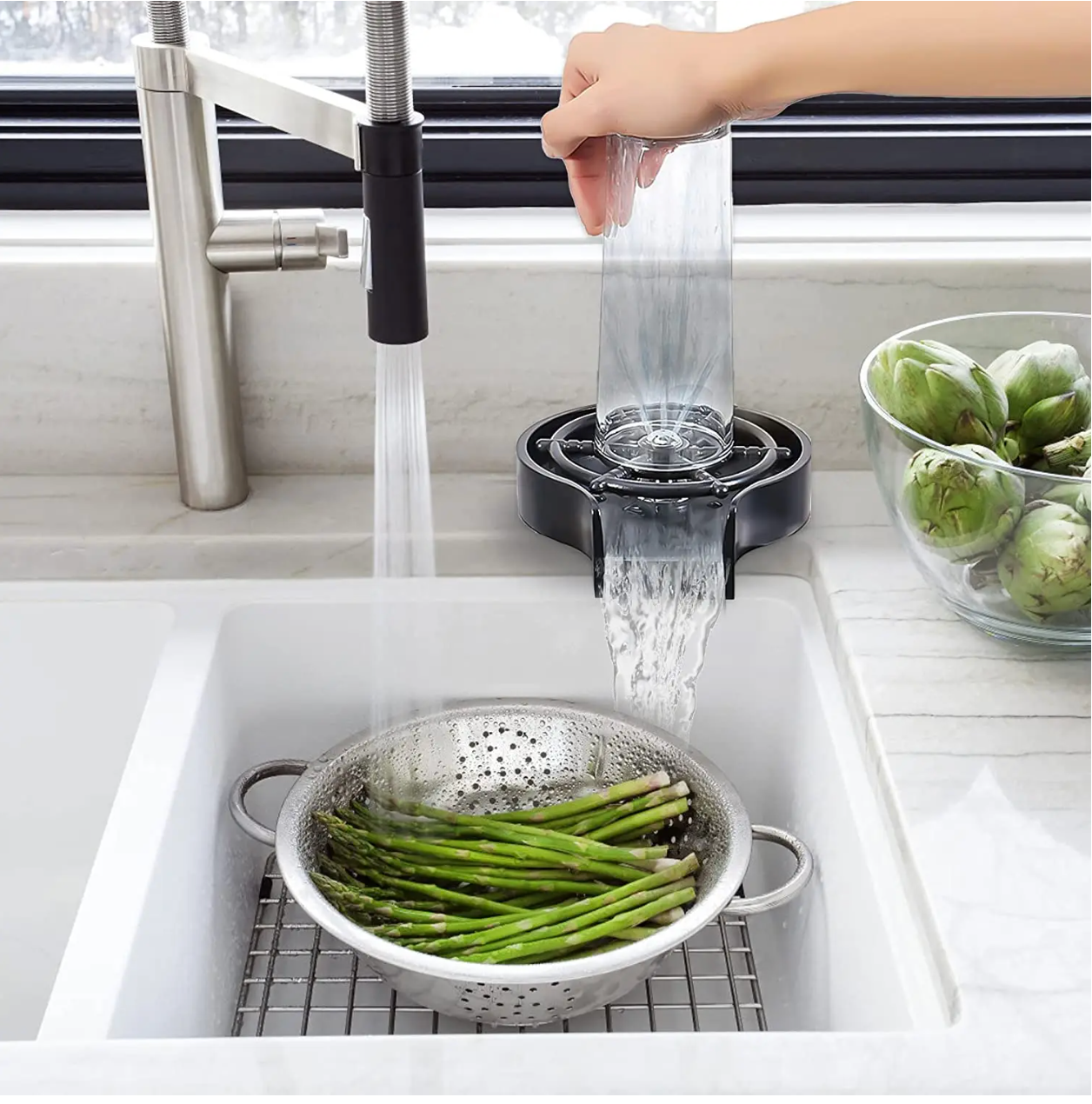 Pralnik Kozarcev s Pritiskom CleanerGlass